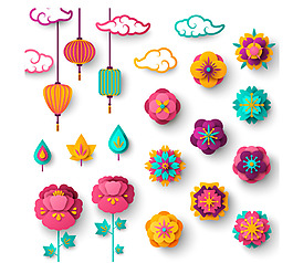 时尚立体新年节日元素