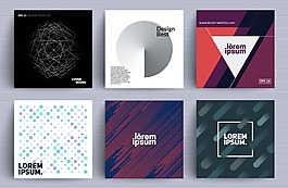 创意彩色几何纹理