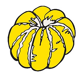 手绘卡通南瓜冬季免扣素材