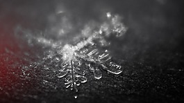 冬季黑色雪花背景图