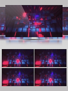 红光星际宇宙视频素材