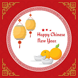 喜庆狗年红色海报背景