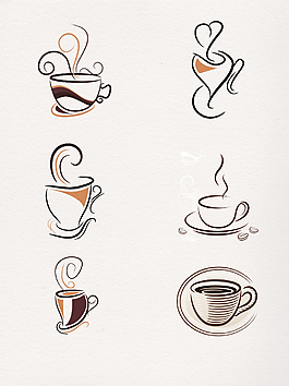 一组个性创意咖啡杯