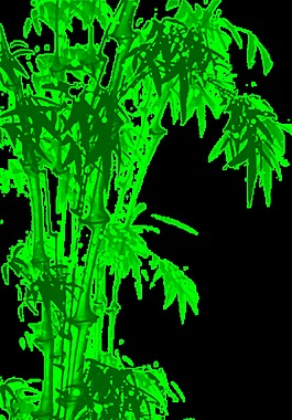 中国风竹子装饰元素