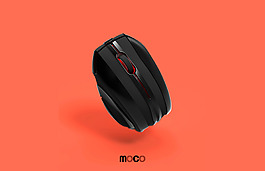 黑色流线型的鼠标jpg素材