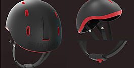黑色保护头部的头盔产品jpg素材