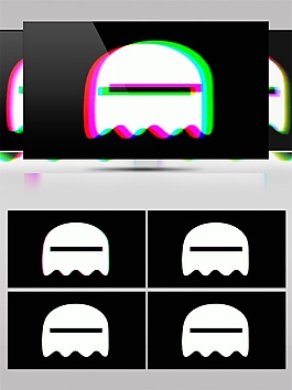 动感外星人动态视频素材