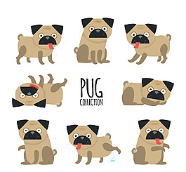 古典风格的狗狗素材