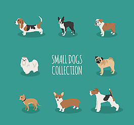 矢量狗狗素材包