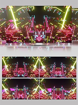 金色妖娆光束视频素材