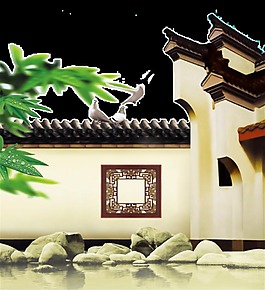 古建筑屋檐素材设计