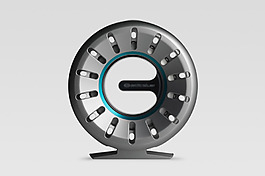 圆形创意个性的钓鱼竿jpg素材