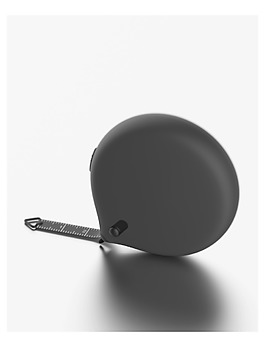 灰色可爱小巧的迷你卷尺