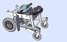 3d模型轮椅手绘产品jpg
