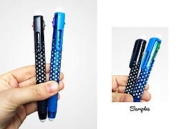 蓝色黑色创意小巧的文具笔jpg