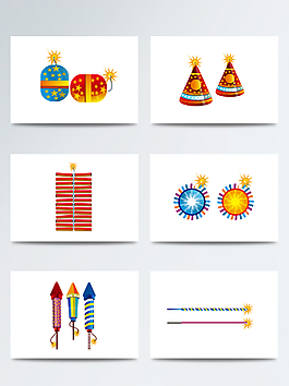 彩色绚丽节庆烟花爆竹