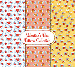 手绘情人节图案素材