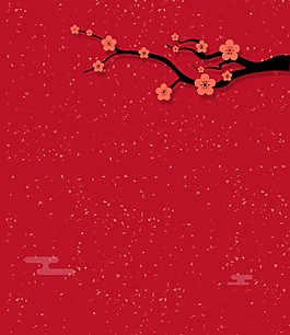 红色喜庆新年背景