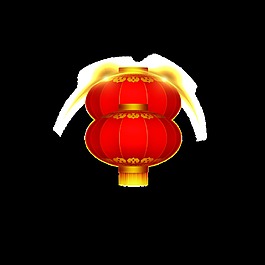红色喜庆灯笼装饰素材