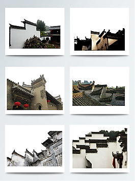 徽派建筑马头墙图案