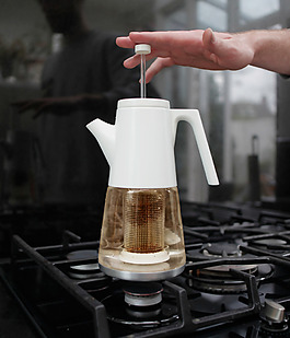 创新白色个性的茶具jpg