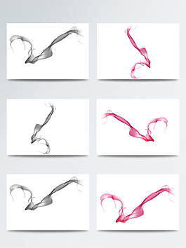 动感烟雾素材图片ai图案