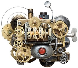 创意机器装饰png元素