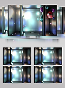 毛玻璃梦幻光斑动态视频素材