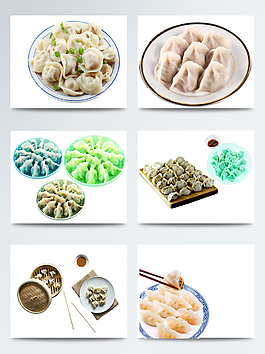 过年团圆饺子图案合集