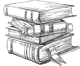 卡通手绘书籍png元素