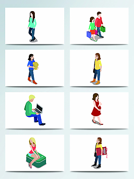 人物日常工作生活