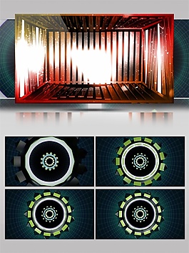 光圆幕布视频素材