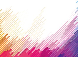 卡通彩色线条纹理图形png元素