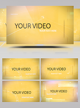 高科技图片展示开场AE模板