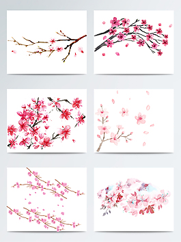 古风浪漫手绘桃花