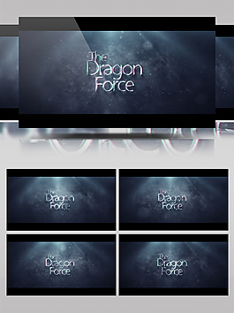 拥有明亮光泽的史诗电影标志特效AE模板