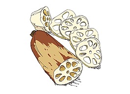 卡通莲藕png元素