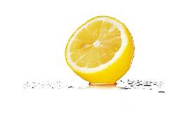 清新黄色柠檬png元素