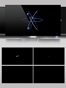 蓝光梦幻星空动态视频素材