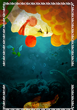 小丑愚人节派对模板海报背景