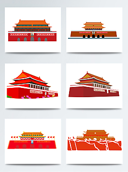 红色天安门PNG免扣素材