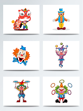 小丑手绘图片创意设计