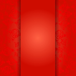 花纹中国红背景图矢量素材