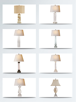 素雅浅棕色台灯产品实物