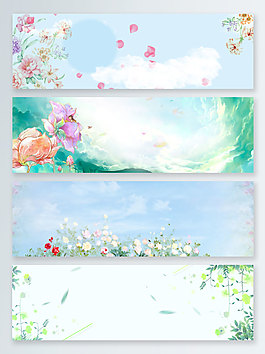 春季上新清新手绘banner
