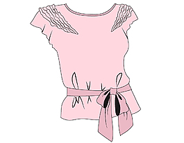 卡通手绘衣服矢量元素