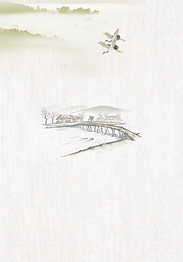 中国风传统清明节气海报背景设计