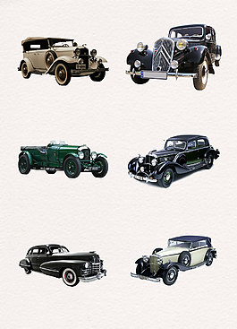 复古老式拉风汽车素材