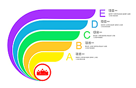海螺形状可编辑PPT信息图
