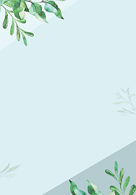 彩绘树色树枝海报背景设计